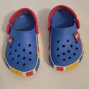 Lego Crocs - Block Edition- Kids Size 8/9C - Hard to FInd - Free Shipping!